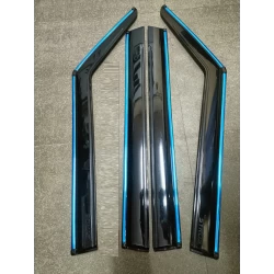 Buy Kia Syros Chromeline Door Visors Online | RideoFrenzy