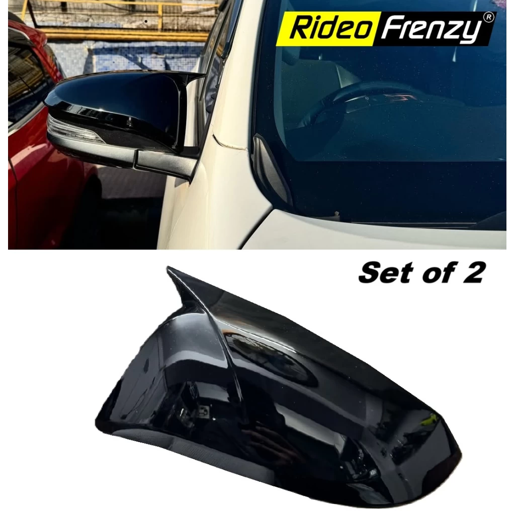 Buy Toyota New Fortuner Batman Style Mirror Cover online India at RideoFrenzy
