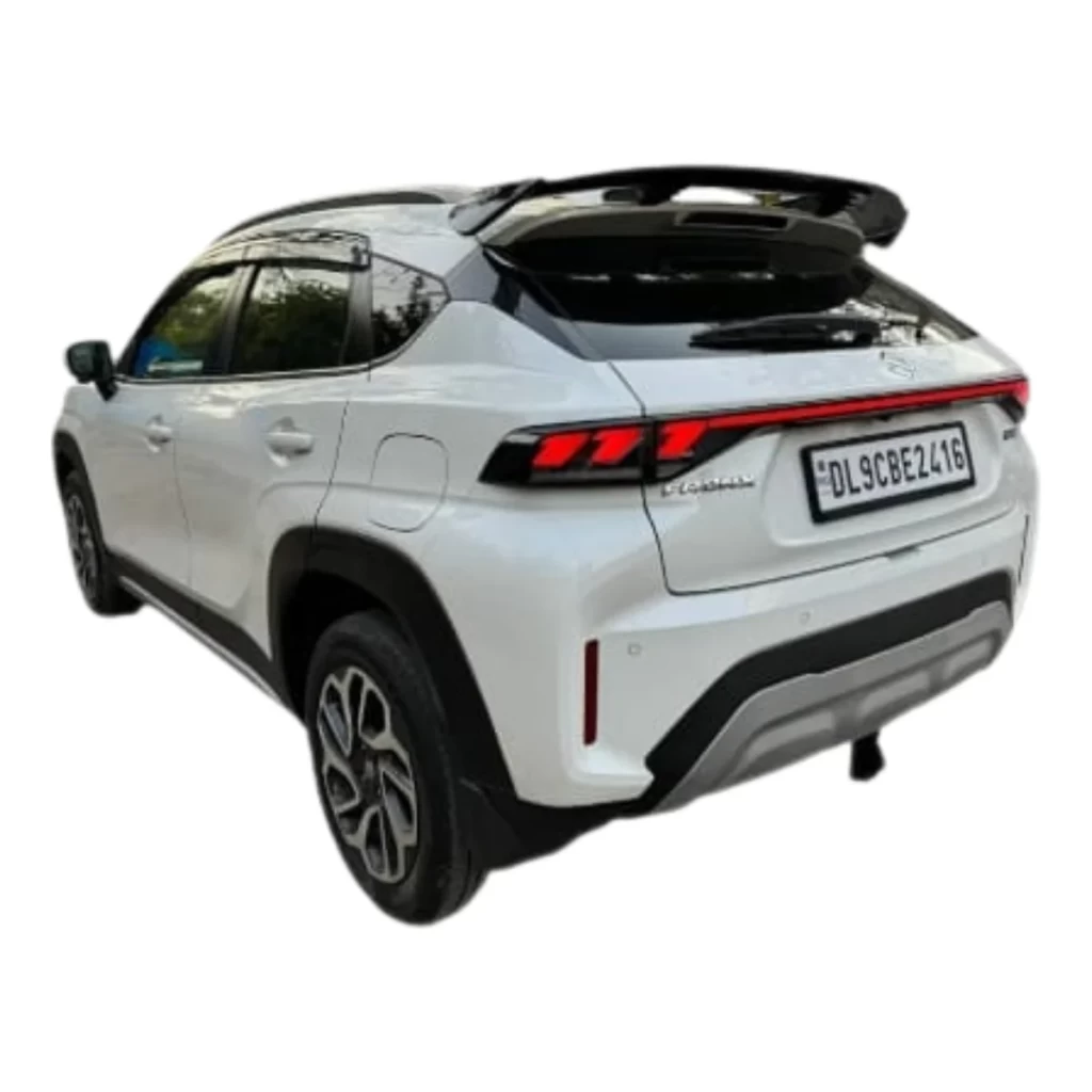 Buy Batman Pro Black Spoiler for Maruti Baleno, Fronx, Taiser and Swift | RideoFrenzy