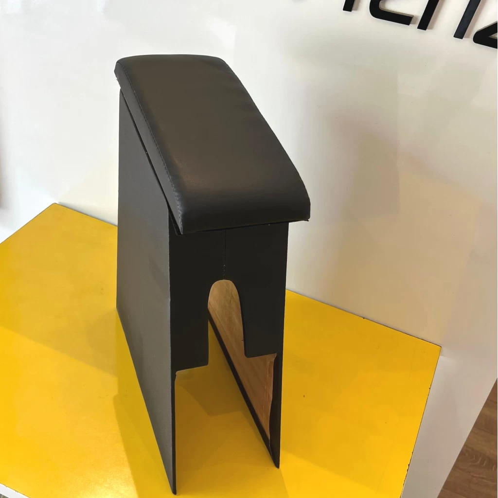 Buy Skoda Kylaq Black Leather Armrest Online India | RideoFrenzy