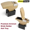 Buy RideoFrenzy Premium Beige Arm Rest with Drink Holder & Ash Tray online India