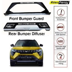 Buy Mahindra 3XO ABS Front and Rear Bumper Diffuser Extender online India | RideoFrenzy