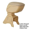 Buy Universal Beige Cream Color Armrest Console for All Cars : RideoFrenzy