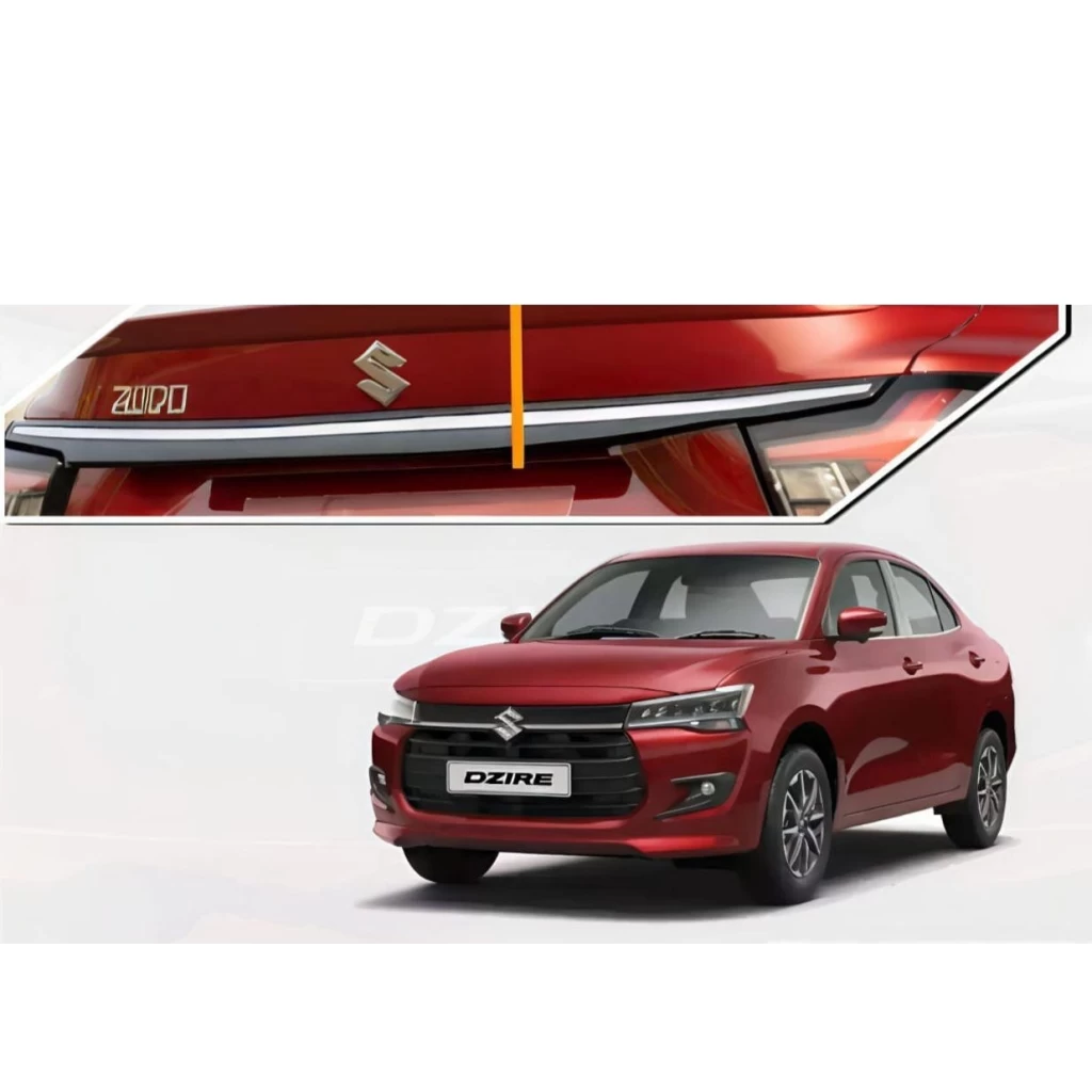 Dzire 2025 Dickey Chrome Garnish online India | RideoFrenzy