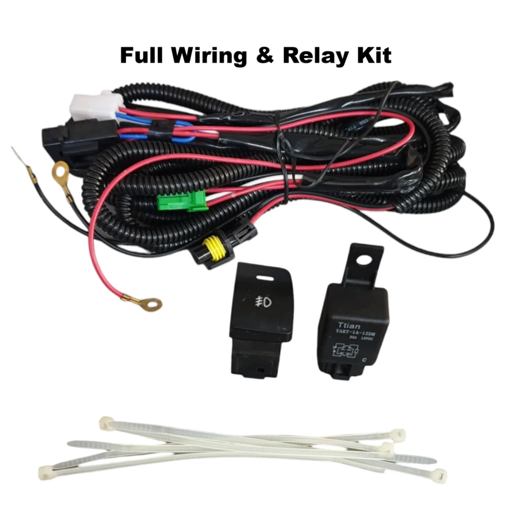 Buy Maruti Suzuki OEM Type Fog Light with Wiring Kit & Switch | RideoFrenzy