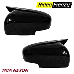 Buy Tata Nexon Batman Style Side Mirror Covers online India | RideoFrenzy