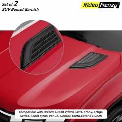 Buy Rideofrenzy SUV Bonnet Scoop Garnish online India