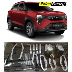 Buy Mahindra 3XO Chrome Accessories Garnish Set online India | RideoFrenzy