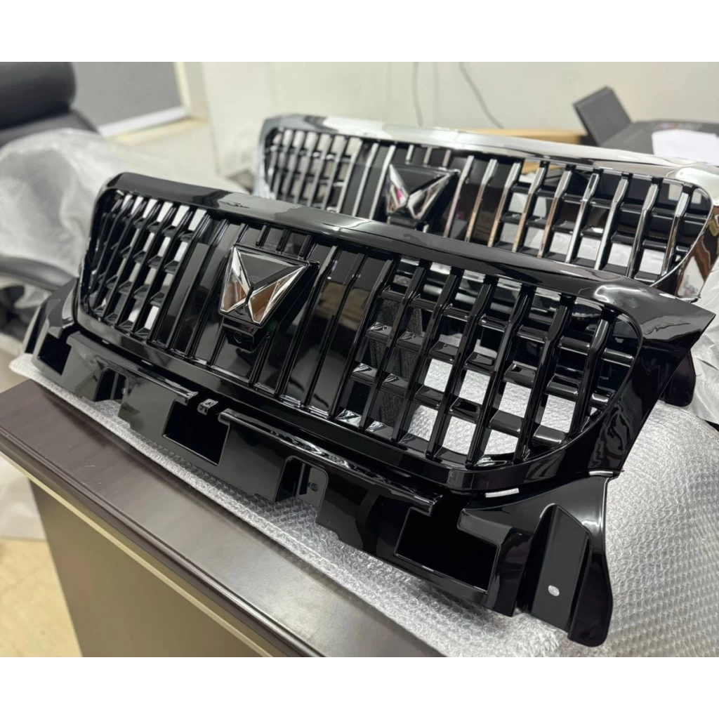 Buy Mahindra Scorpio N Maybach Style Black Chrome Grill | RideoFrenzy