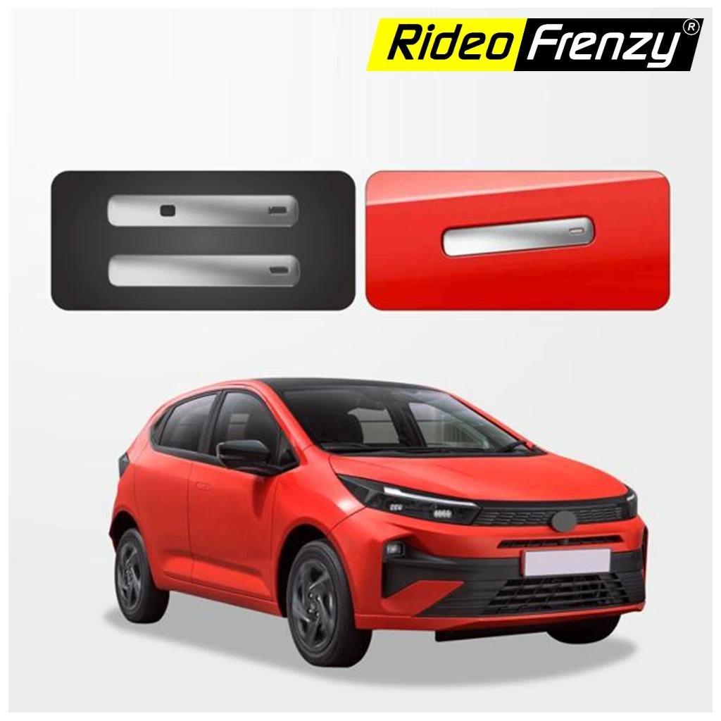 Buy Tata Altroz 2025 Chrome Handle Garnish Covers online india | Rideofrenzy