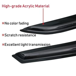 Buy Tata CURVV Door Visors Premium Quality Online India | RideoFrenzy