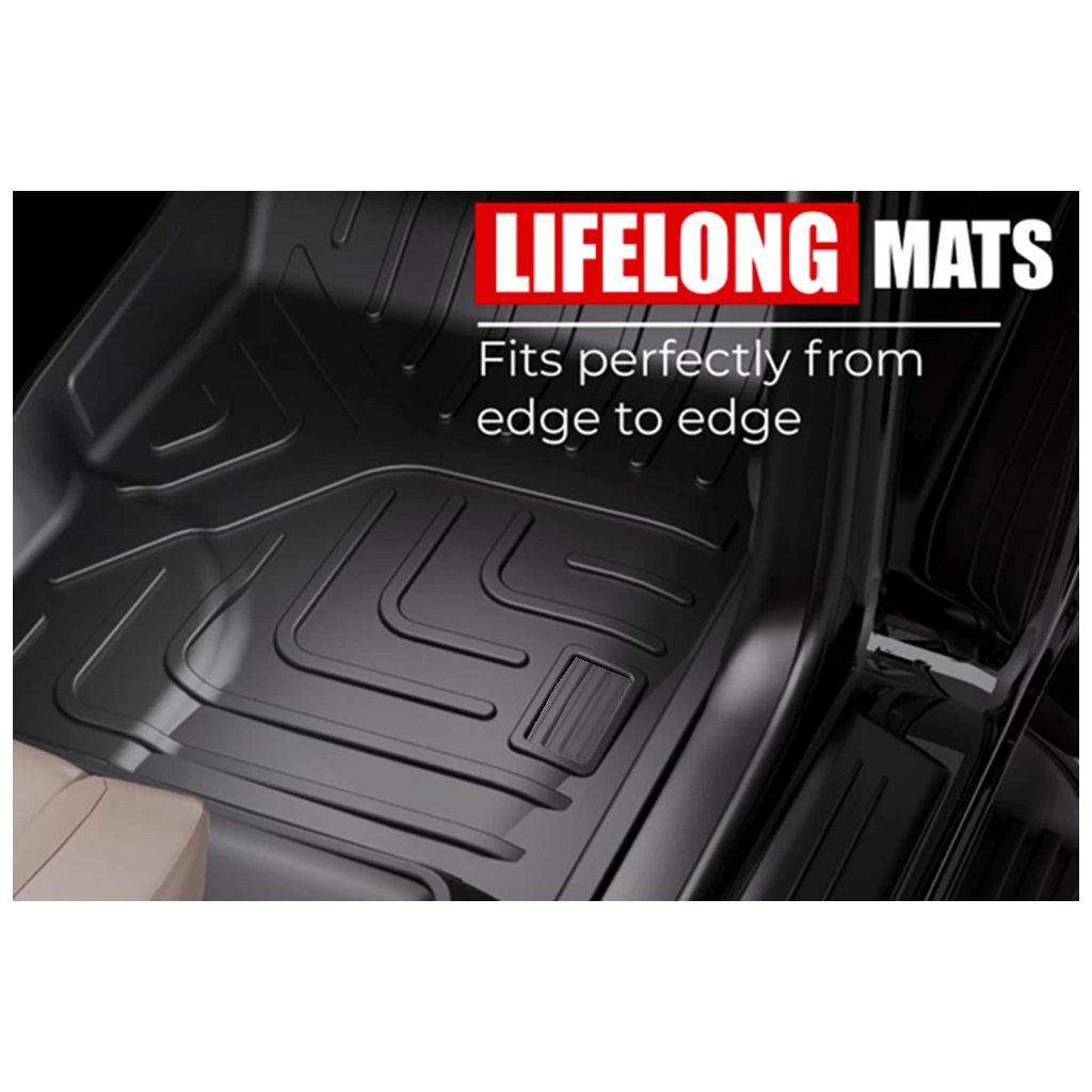 RideoFrenzy Custom made Car Floor Mats for Toyota Fortuner | Laser CUT | LIFELONG