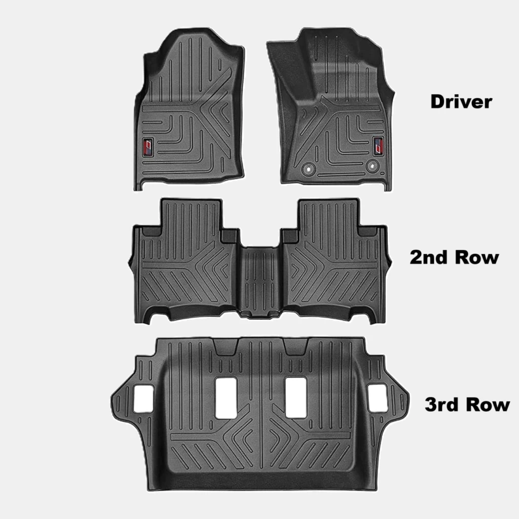 Buy Toyota Fortuner PVC Laser GFX Floor Mats online India | RideoFrenzy