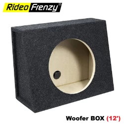 RideoFrenzy Woofer Enclosure Box (12" inch) for Heavy BASE online India