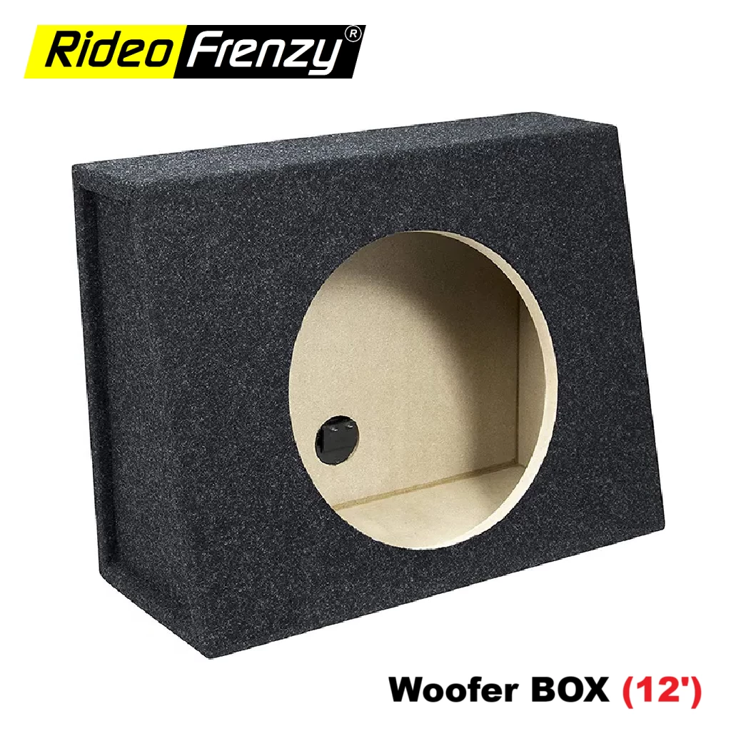 RideoFrenzy Woofer Enclosure Box (12" inch) for Heavy BASE online India RideoFrenzy Woofer Enclosure Box (12" inch) for Heavy BASE online India