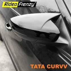 Buy Premium Quality Tata Curvv Batman Style Side Mirror Covers online India