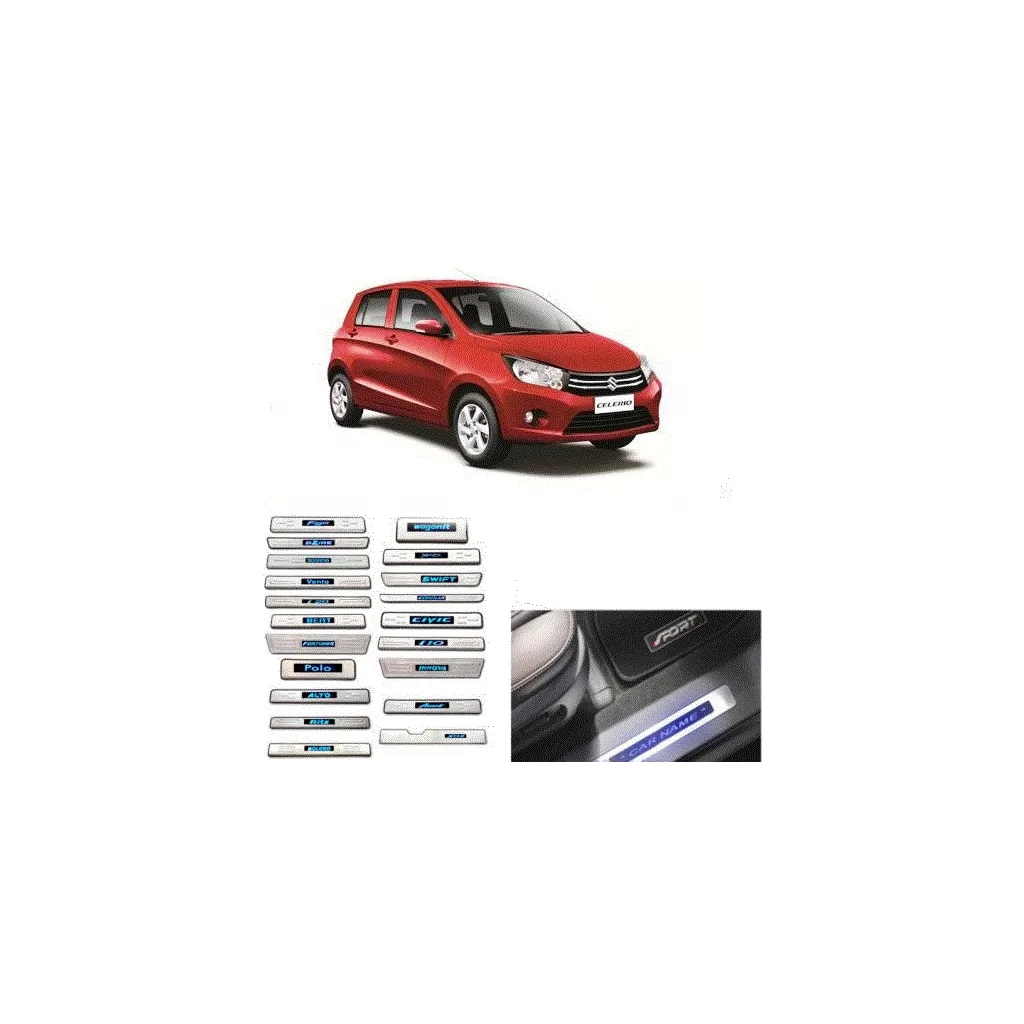 Maruti Celerio Sill Plate with blue LED