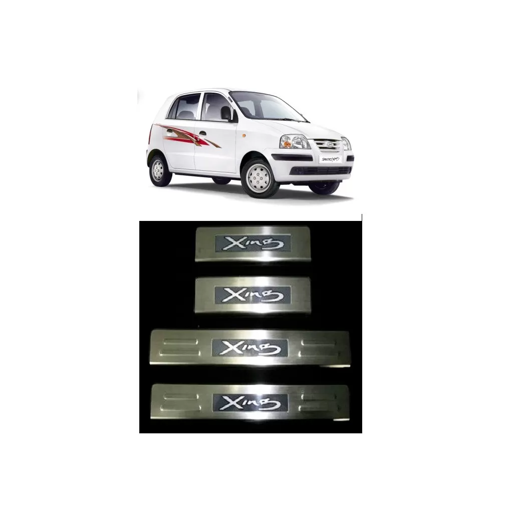 Santro Xing Stainless Steel Door Scuff Sill Plates