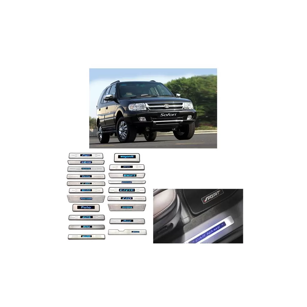 Door Stainless Steel Sill Plate WITH LED