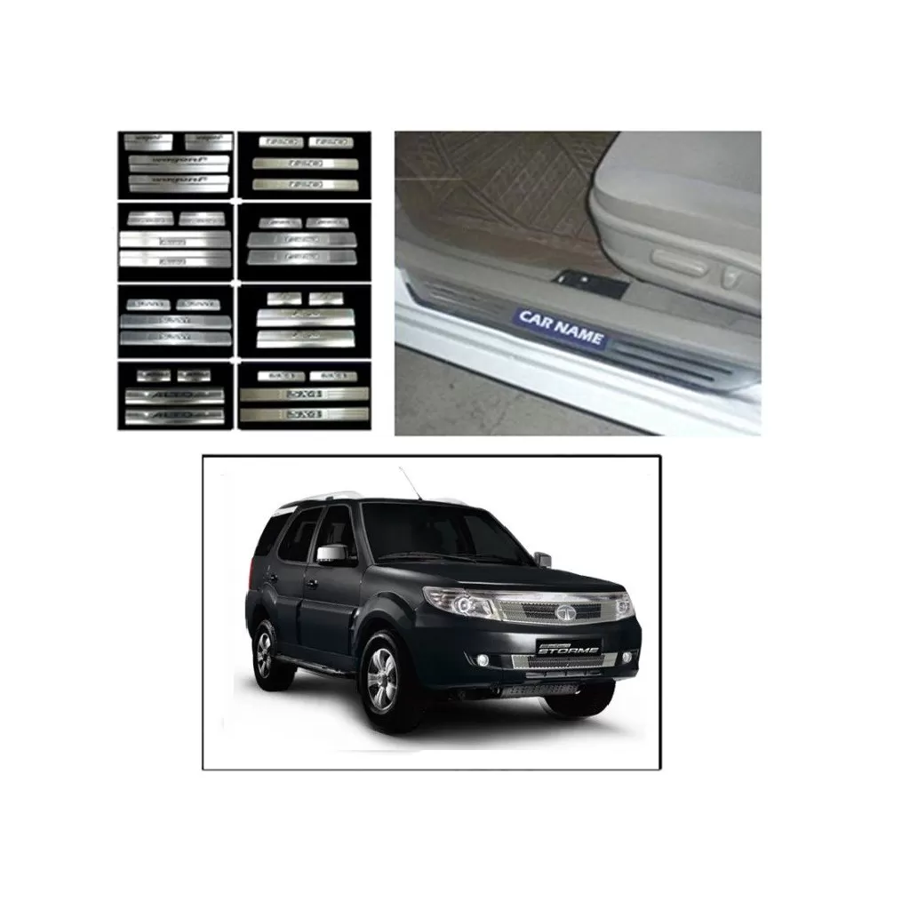 Buy Tata Safari Storme Door Stainless Steel Sill Plates online at low prices-RideoFrenzy