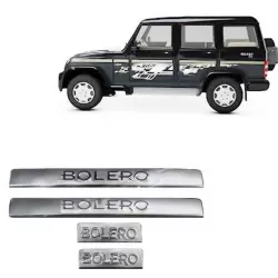 Buy Mahindra Bolero Stainless Steel Door Sill Plates online at low prices-Rideofrenzy