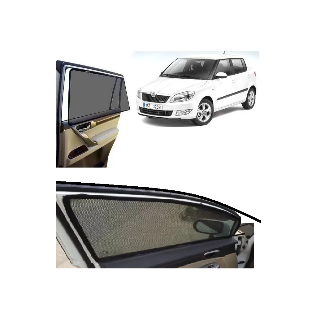 Buy Magnetic Car Window Sunshade for Skoda Fabia at low prices-Rideofrenzy
