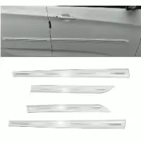 Chrome inserted White Side Beading